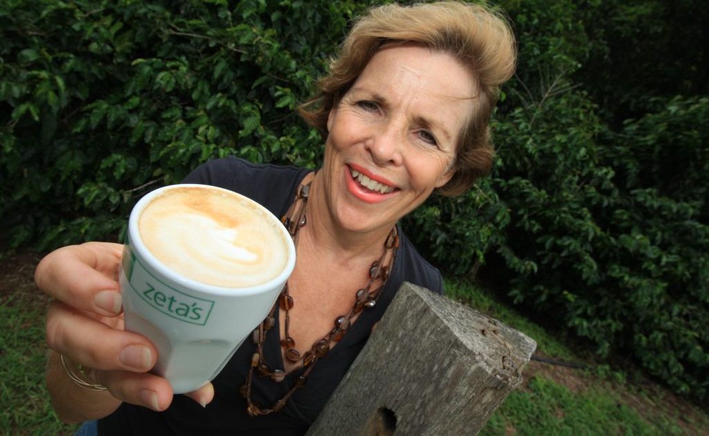 Coffee grower Zeta Grealy has brewed up a Golden Bean coffee award.